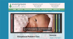 Desktop Screenshot of evergreenpediatrics.com